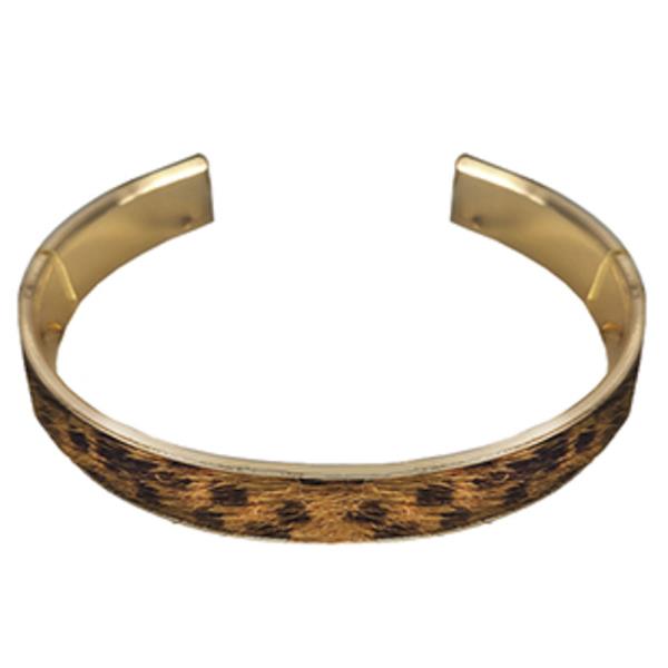 LEOPARD PRINT OPEN CUFF