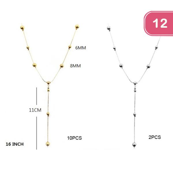 MINIMALIST NECKLACE (12 UNITS)