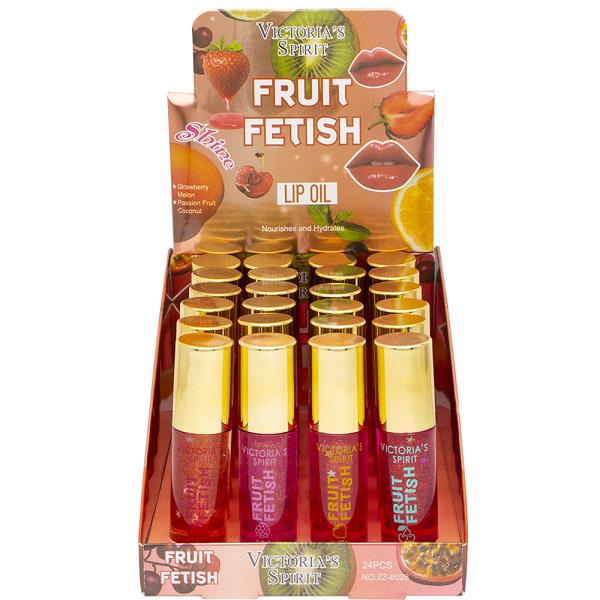 FRUIT FETISH SHINE LIP OIL (24 UNITS)