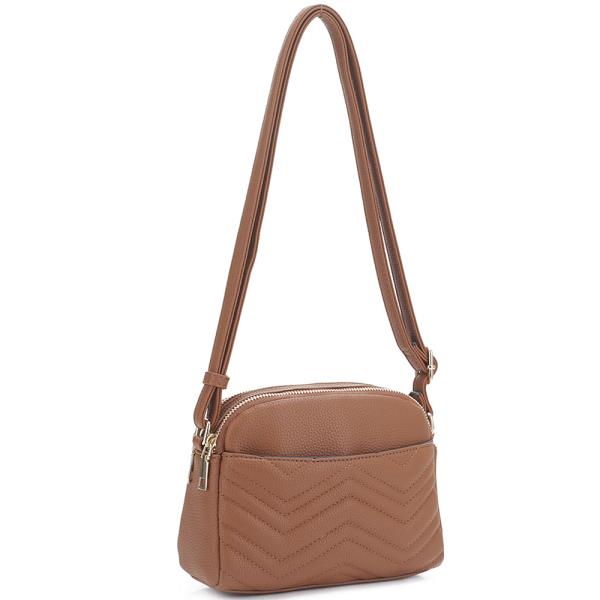 CHIC ZIPPER CROSSBODY BAG