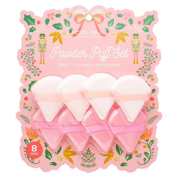 CELAVI 8 PC POWDER PUFF SET