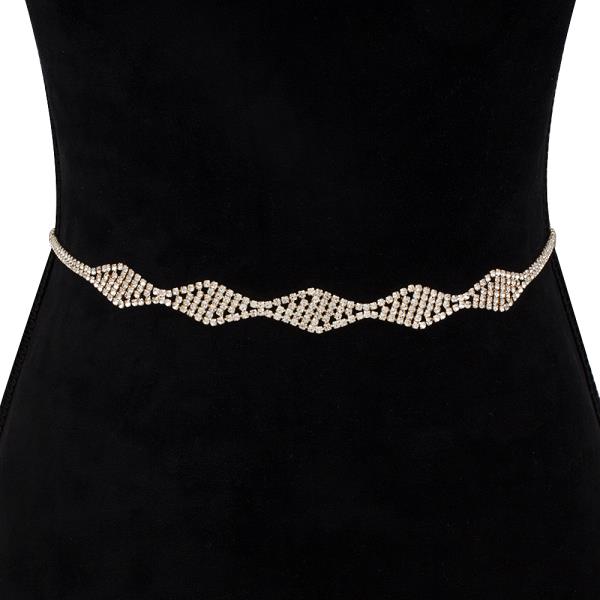 RHINESTONE STYLISH HOOK BELT