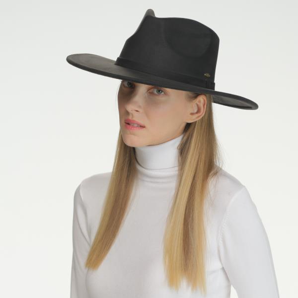 CC FAUX SUEDE RANCHER HAT