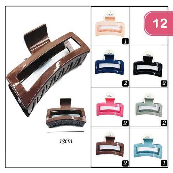 CLAW HAIR CLIP (12 UNITS)