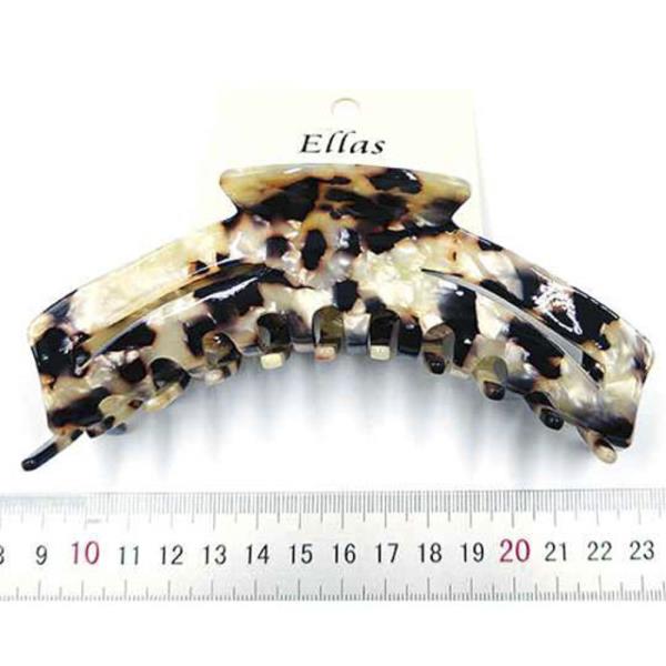 TORTOISE SHELL FEEL HAIR CLAW JAW CLIP