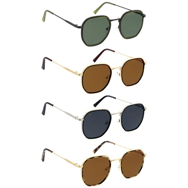 UNISEX HIPSTER SQUARE SUNGLASSES 1DZ