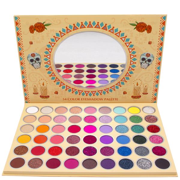 54 COLOR DAY OF THE DEAD EYESHADOW PALETTE