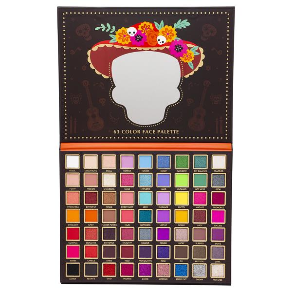 63 COLOR DAY OF THE DEAD FACE PALETTE