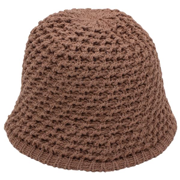 KNIT BUCKET HAT