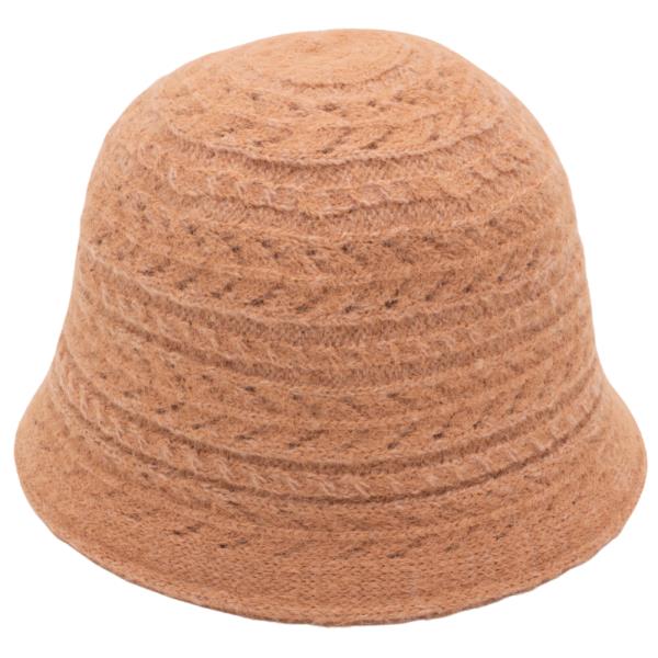 KNIT BUCKET HAT