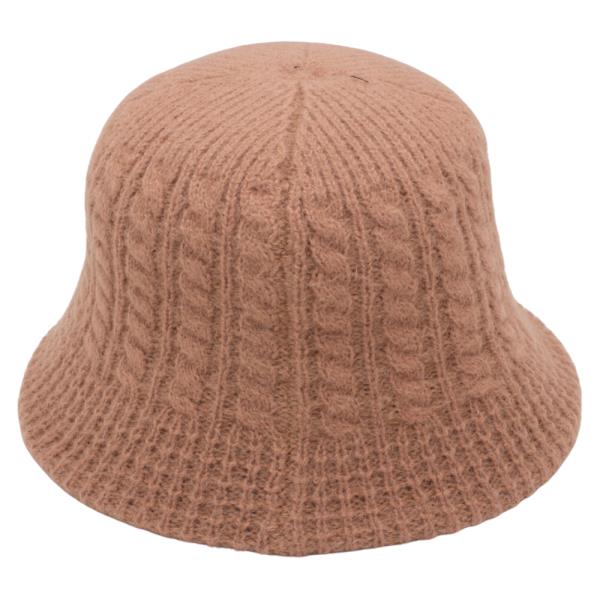 COZY KNIT BUCKET HAT