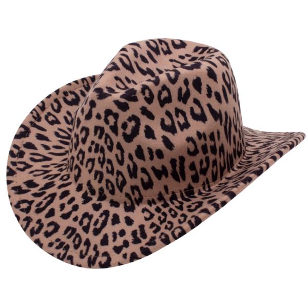 LEOPARD COWBOY HAT