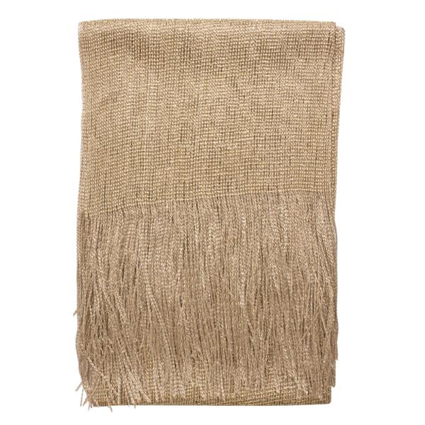 GLITTER FRINGE LIGHTWEIGHT OBLONG SCARF