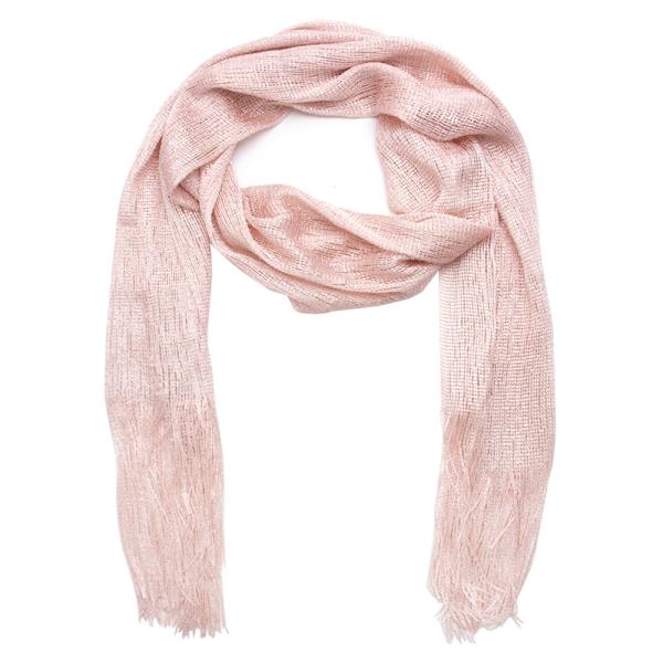GLITTER FRINGE LIGHTWEIGHT OBLONG SCARF