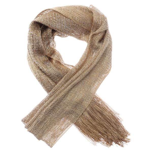 GLITTER FRINGE LIGHTWEIGHT OBLONG SCARF