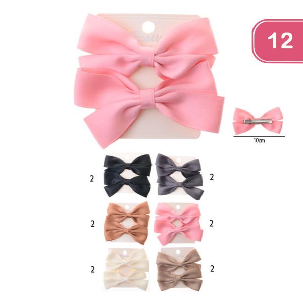 BOW HAIR PIN (12 UNITS)