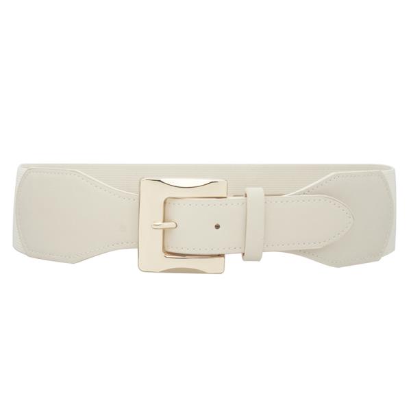 MODERN RECTANGLE BUCKLE ELASTIC BELT