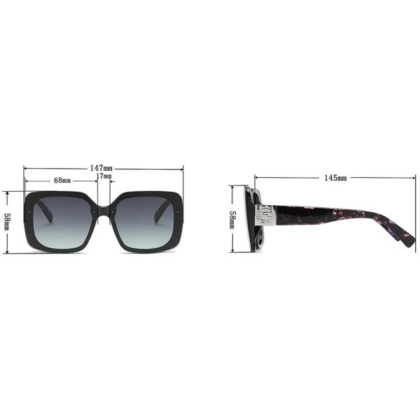 STYLISH FASHION SQUARE SUNGLASSES 1DZ