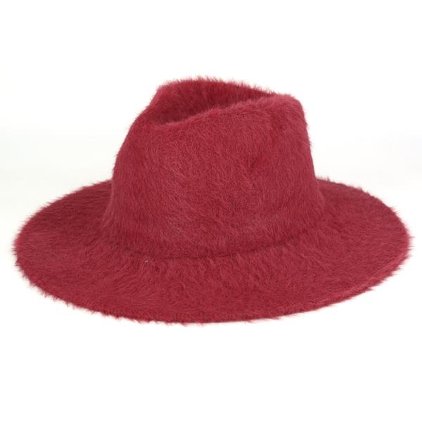 FUZZY FEDORA HAT