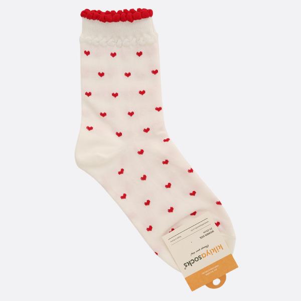 HEART DOT ANKLE SOCKS