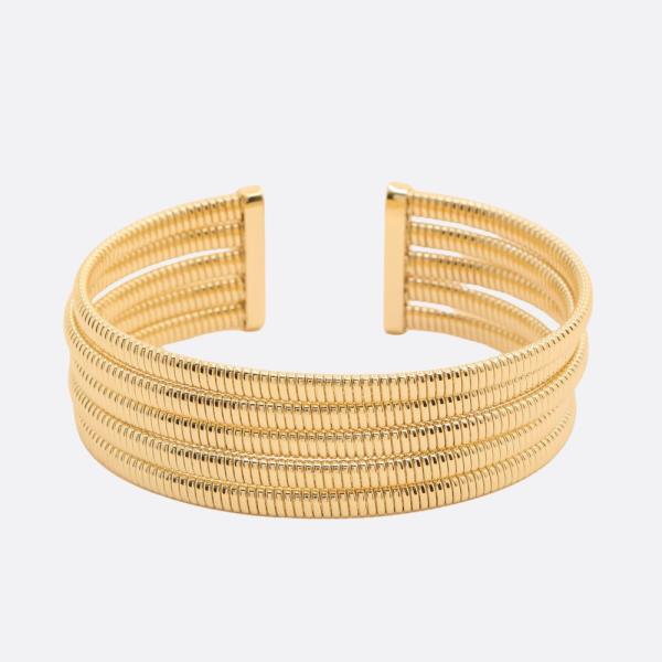 GP MULTI ROW FLEXIBLE OMEGA CUFF BRACELET
