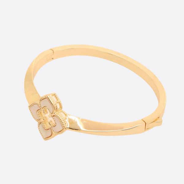 MOP PUSH LOCK BANGLE BRACELET