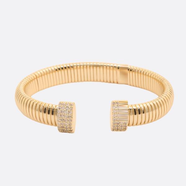 GP CZ FLXIBLE OMEGA CUFF BRACELET