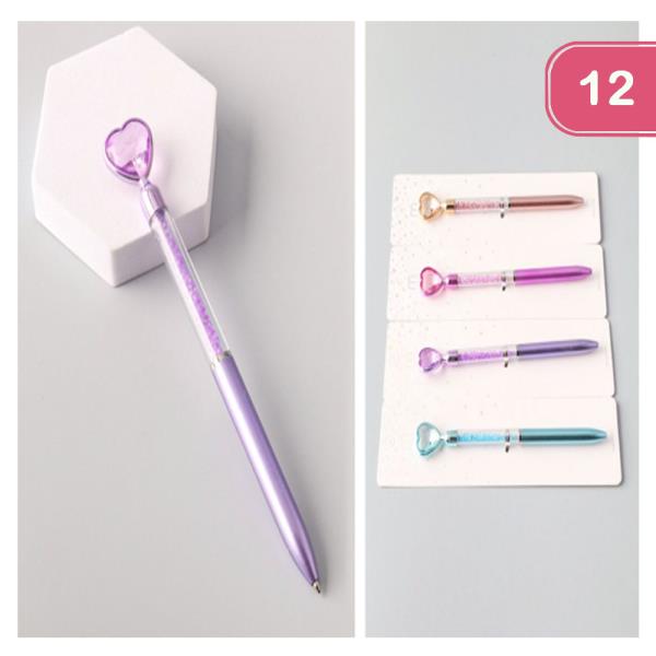 HEART PEN ( 12 UNITS)