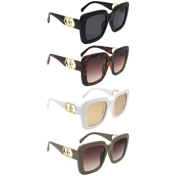 MODERN SQUARE SUNGLASSES 1DZ