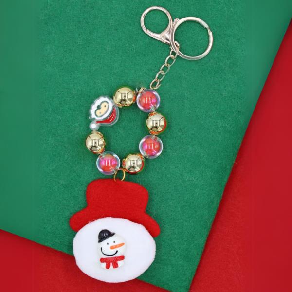 CHRISTMAS SNOWMEN KEYCHAIN