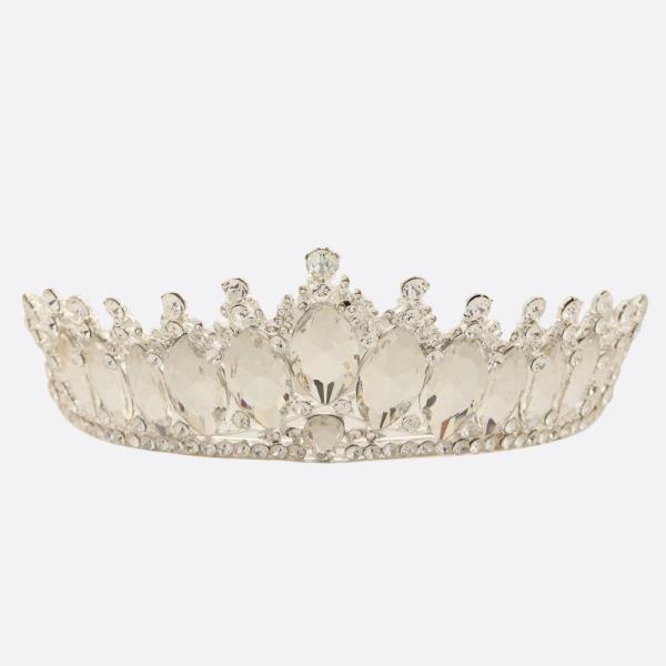 OVAL RHINESTONE TIARA