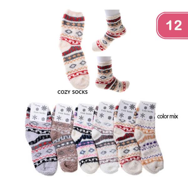 COZY SOCKS (12 UNITS)