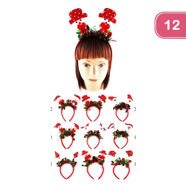 CHRISTMAS HEADBAND (12 UNITS)