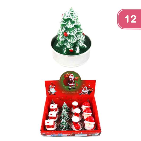 CHRISTMAS CANDLE (12 UNITS)