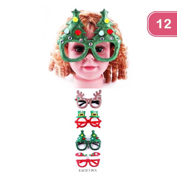 CHRISTMAS GLASSES (12 UNITS)