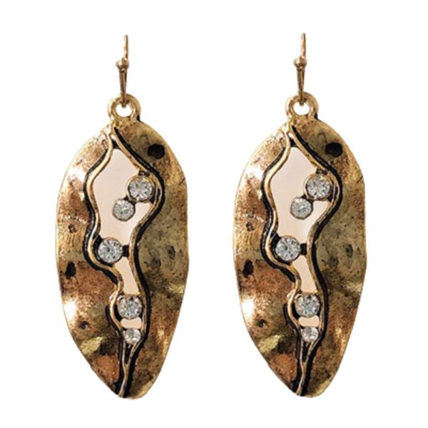 WESTERN LEAF DANGLE EARRING