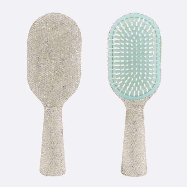 RHINESTONE PADDLE HAIR BRUSH