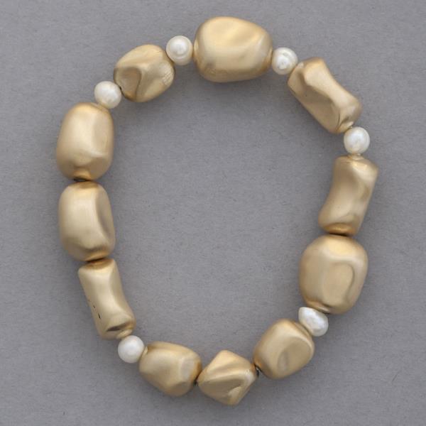 FRESHWATER PEARL W CCB BRACELET