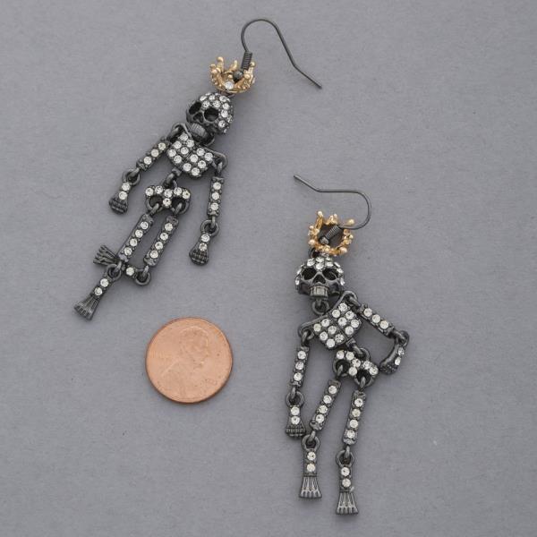 SKELETON DANGLE EARRING