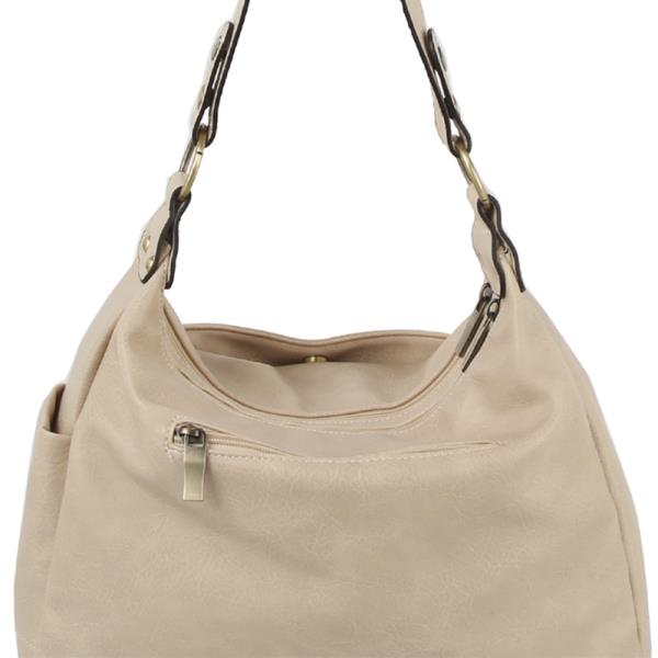 SMOOTH SHOULDER HOBO BAG