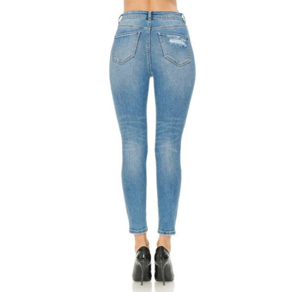 ($11.83 x 15PCS) VINTAGE-INSPIRED DESTRUCTED ANKLE SKINNY