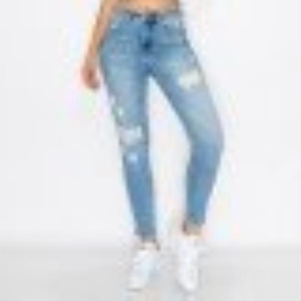 ($12.30 x 15PCS) AUTHENTIC DESTRUCTED SKINNY JEAN