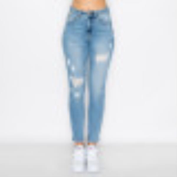 ($12.30 x 15PCS) AUTHENTIC DESTRUCTED SKINNY JEAN