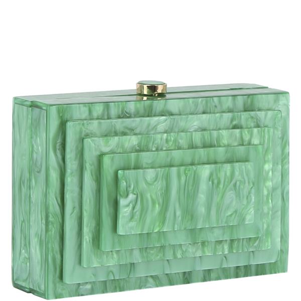 RECTANGULAR ACRYLIC CLUTCH BAG