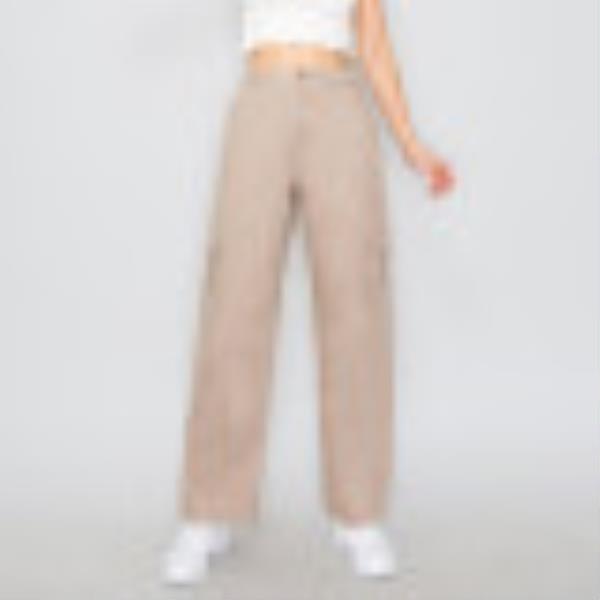 ($11.30 x 15PCS) TWILL WIDE LEG CARGO PANTS