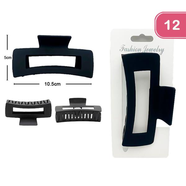 HAIR CLAW CLIP (12 UNITS)