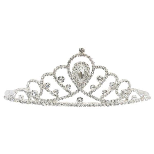 RHINESTONE CROWN TIARA