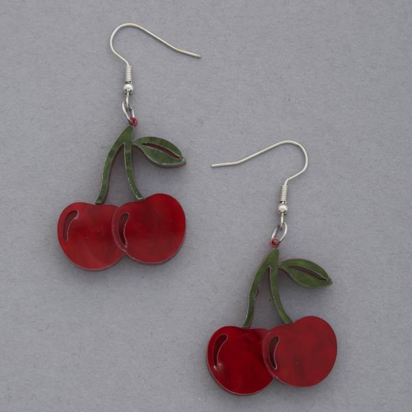 CHERRY DANGLE EARRING