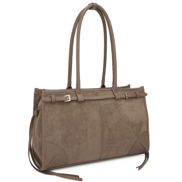 SMOOTH SHOULDER TOTE BAG