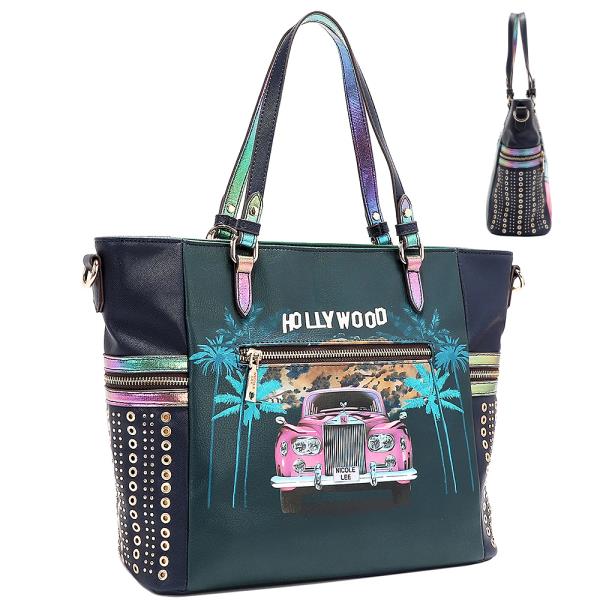 NICOLE LEE HOLLYWOOD DRIVE TOTE BAG